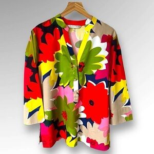 Trina Turk Floral Top.